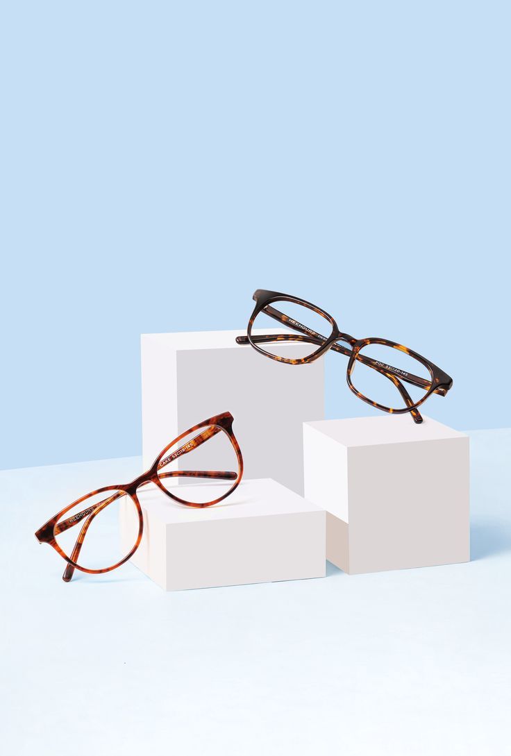 Person wearing stylish eyeglasses